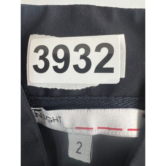 Sun Light Women's Sleeveless Asymmetrical Zip Up Black Dress Size 2 - Picture 11 of 11